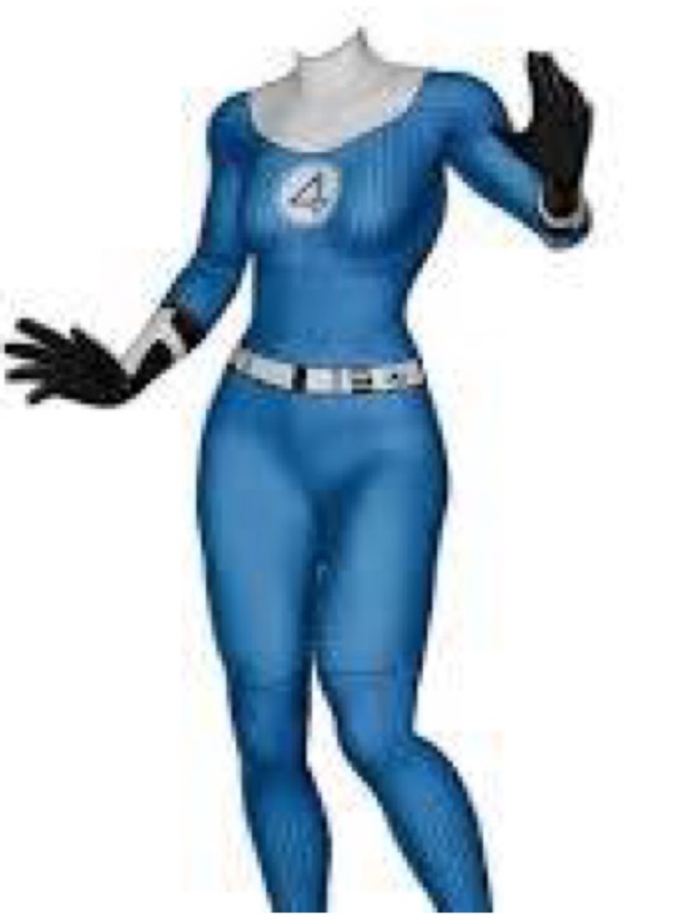 Marvel Fantastic Four Invisible Woman Zentai Costume New Jazwares Adult Medium - Picture 3 of 7